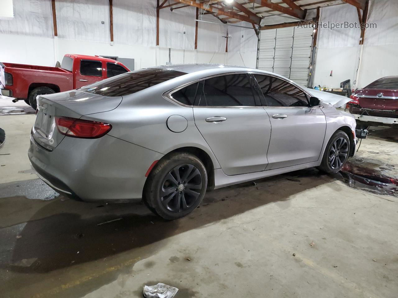 2016 Chrysler 200 Limited Gray vin: 1C3CCCAB3GN101976