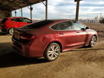 2016 Chrysler 200 Limited Burgundy vin: 1C3CCCAB3GN104232