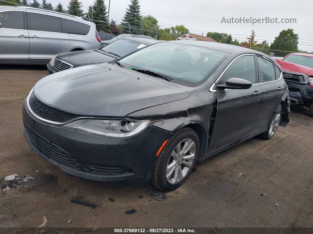 2016 Chrysler 200 Limited Серый vin: 1C3CCCAB3GN108961