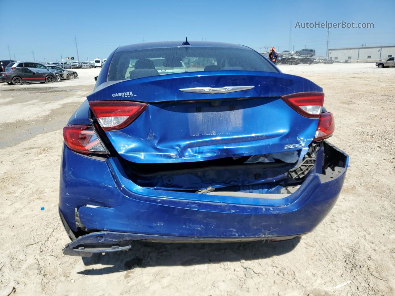 2016 Chrysler 200 Limited Blue vin: 1C3CCCAB3GN129857