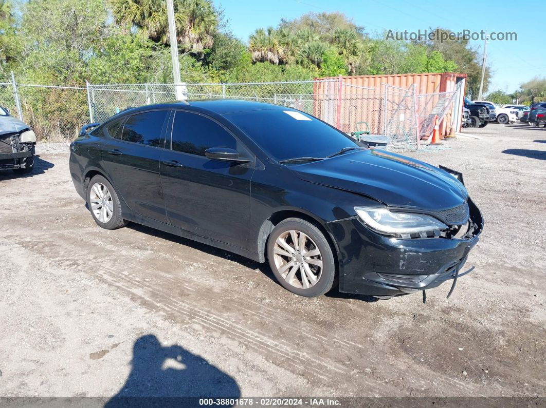 2016 Chrysler 200 Limited Black vin: 1C3CCCAB3GN131642