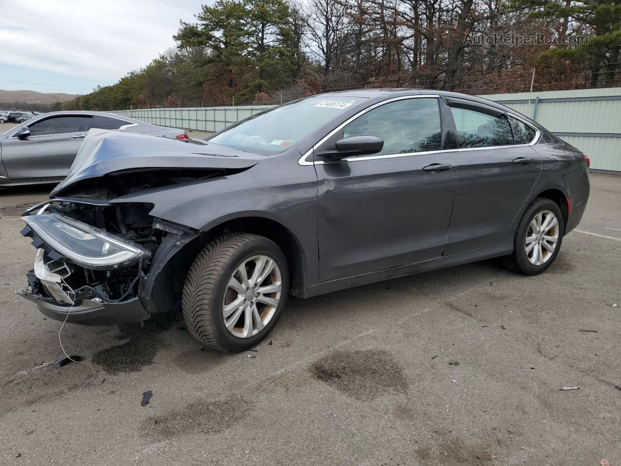 2016 Chrysler 200 Limited Угольный vin: 1C3CCCAB3GN161613