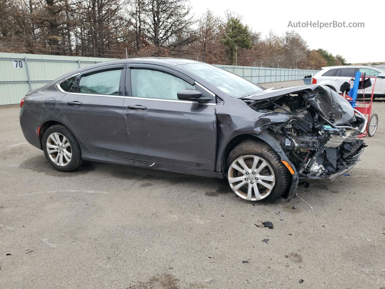 2016 Chrysler 200 Limited Угольный vin: 1C3CCCAB3GN161613