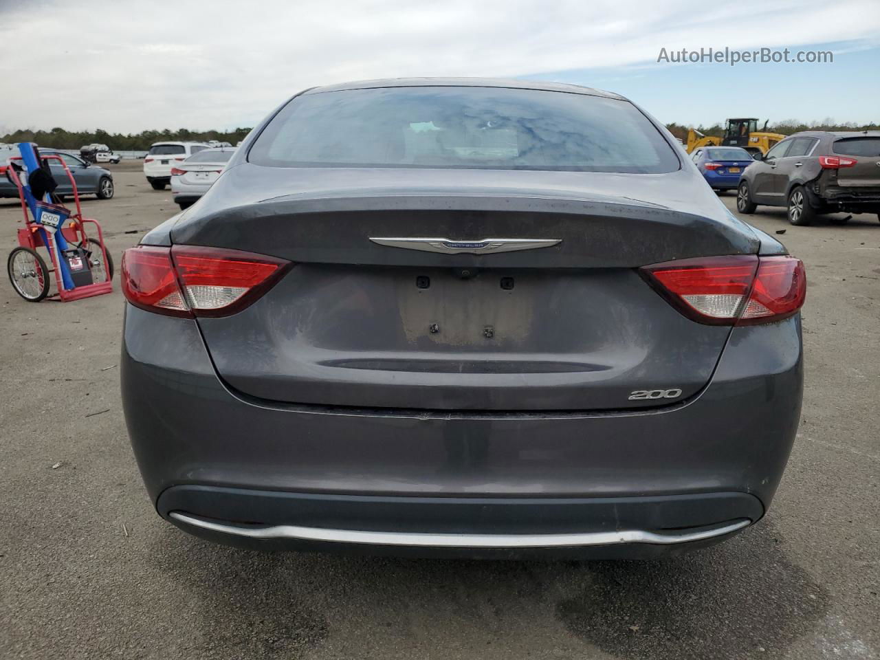 2016 Chrysler 200 Limited Charcoal vin: 1C3CCCAB3GN161613