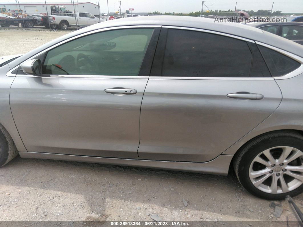 2016 Chrysler 200 Limited Silver vin: 1C3CCCAB3GN166472