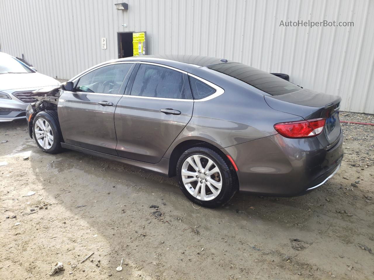 2016 Chrysler 200 Limited Серый vin: 1C3CCCAB3GN170442