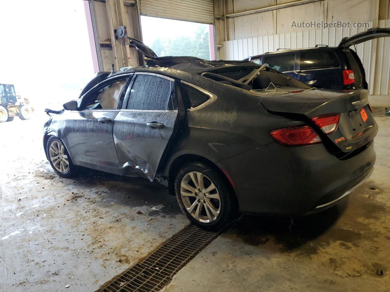 2016 Chrysler 200 Limited Gray vin: 1C3CCCAB3GN183580