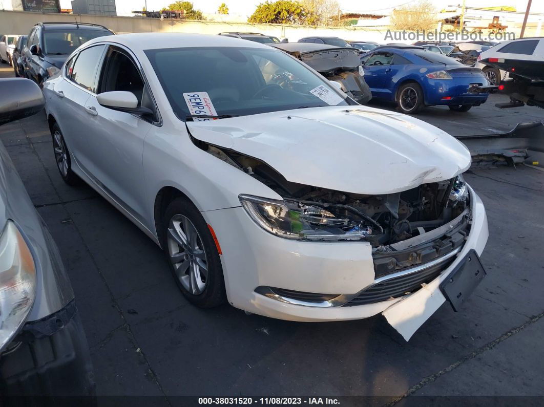 2016 Chrysler 200 Limited Platinum White vin: 1C3CCCAB3GN184695