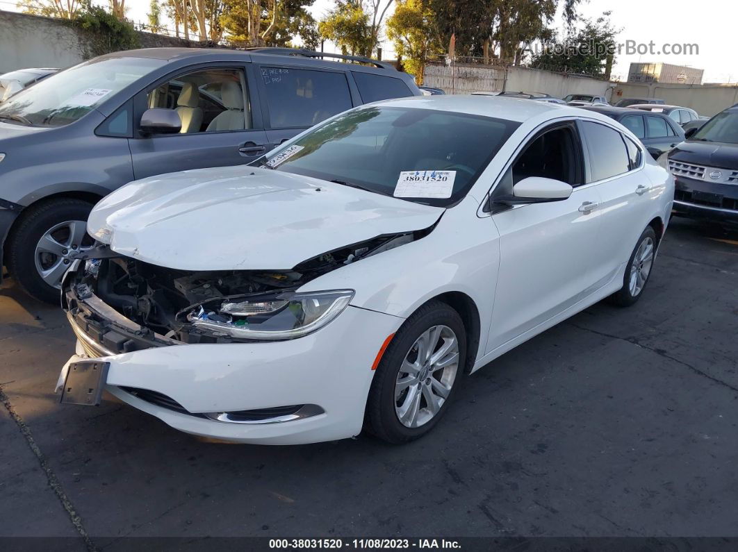 2016 Chrysler 200 Limited Platinum White vin: 1C3CCCAB3GN184695