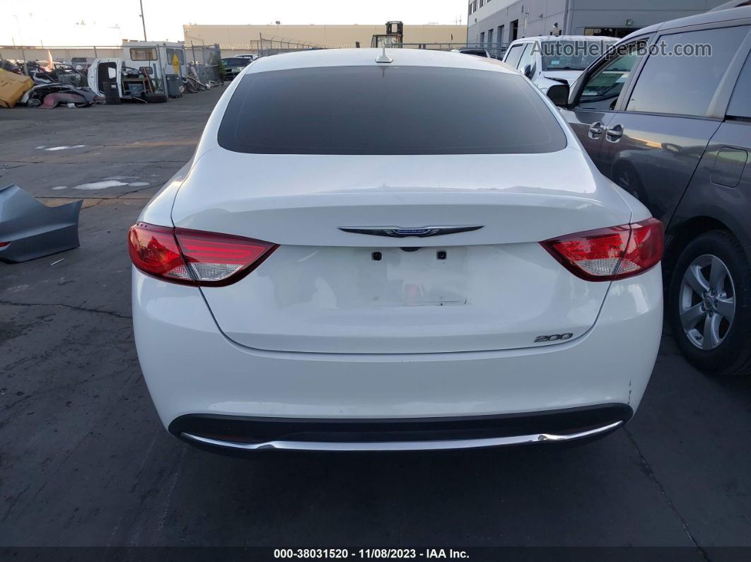 2016 Chrysler 200 Limited Platinum Белый vin: 1C3CCCAB3GN184695