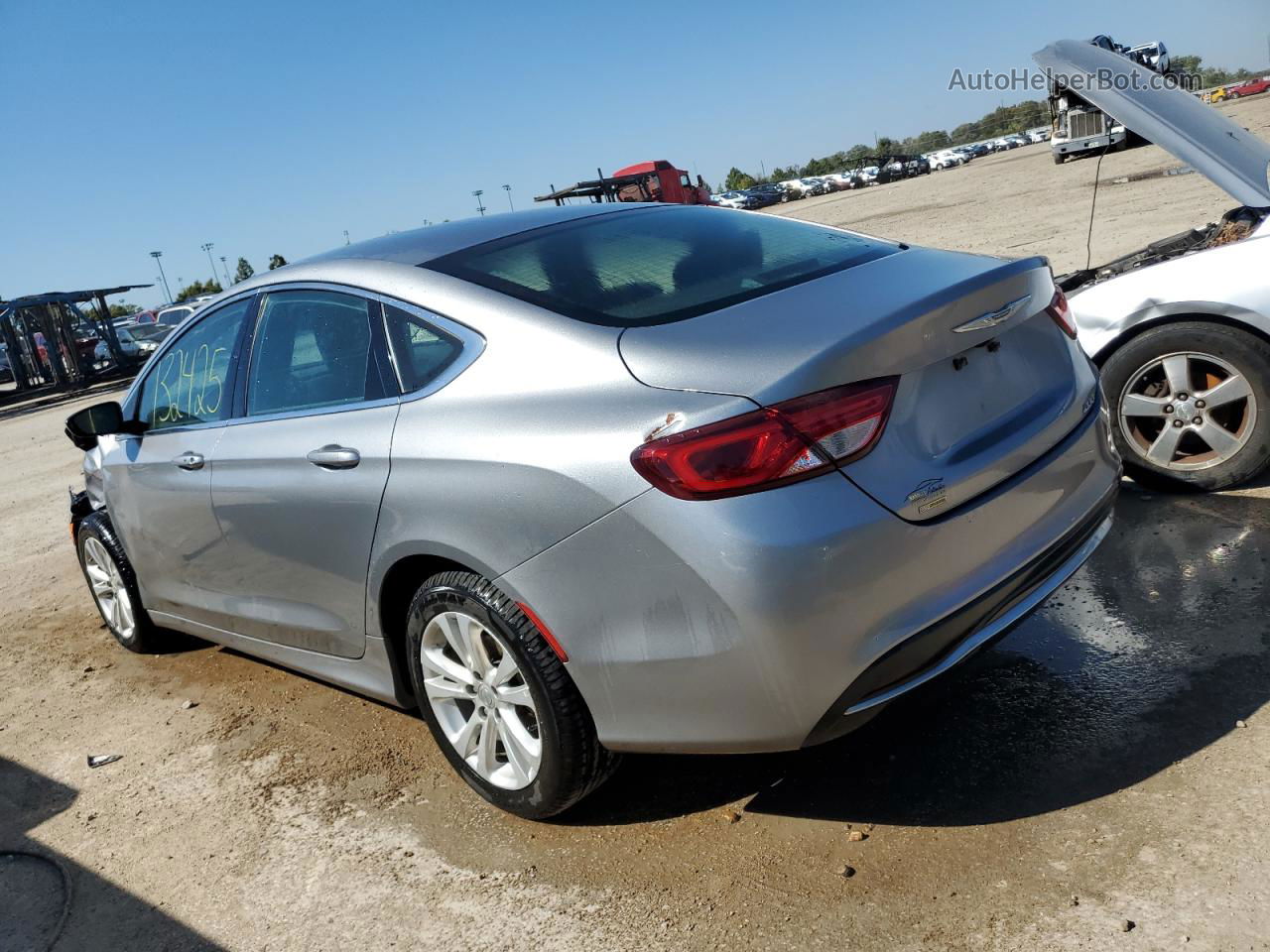 2016 Chrysler 200 Limited Silver vin: 1C3CCCAB3GN185717