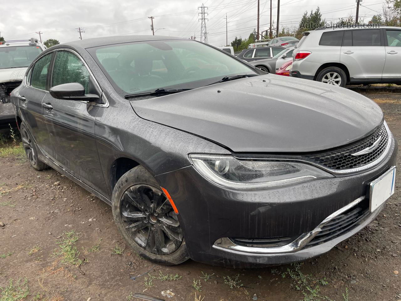 2017 Chrysler 200 Limited Gray vin: 1C3CCCAB3HN501764