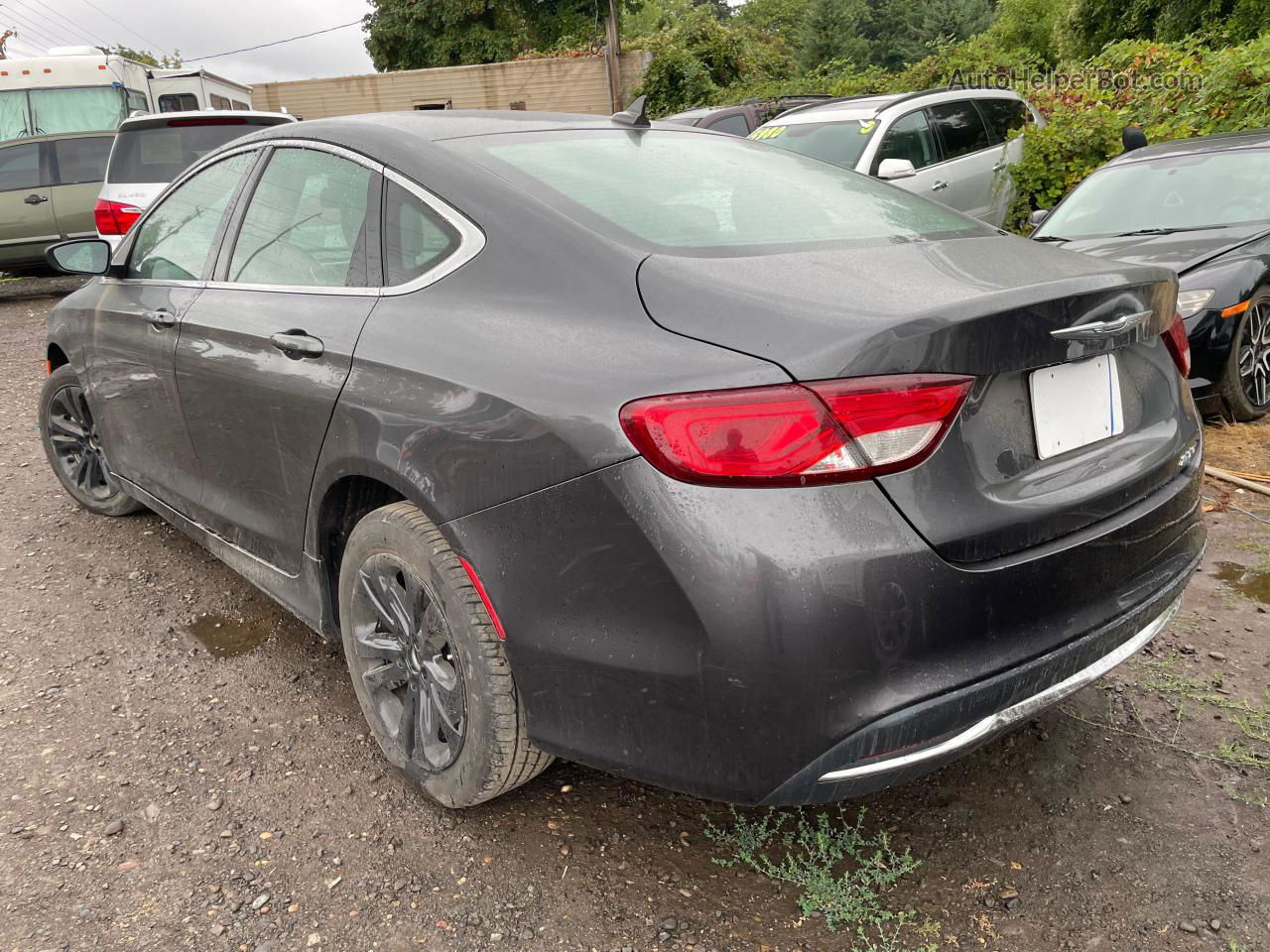 2017 Chrysler 200 Limited Серый vin: 1C3CCCAB3HN501764