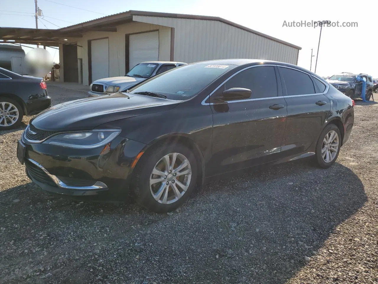 2017 Chrysler 200 Limited Black vin: 1C3CCCAB3HN502719