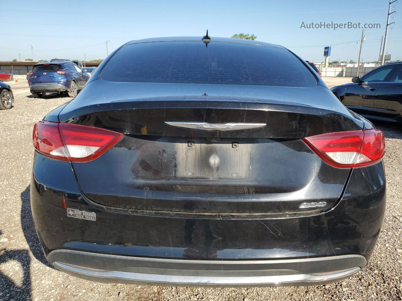 2017 Chrysler 200 Limited Black vin: 1C3CCCAB3HN502719