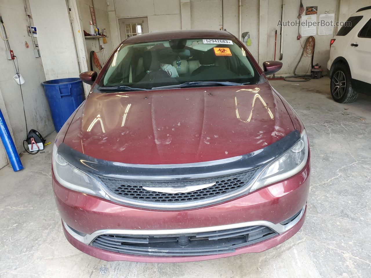 2017 Chrysler 200 Limited Maroon vin: 1C3CCCAB3HN506267