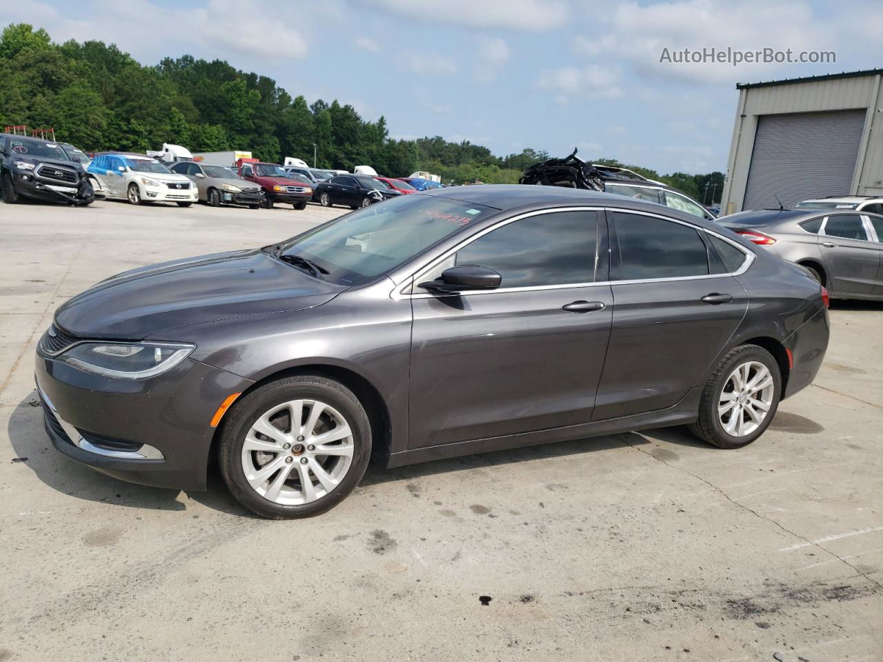 2017 Chrysler 200 Limited Gray vin: 1C3CCCAB3HN508004