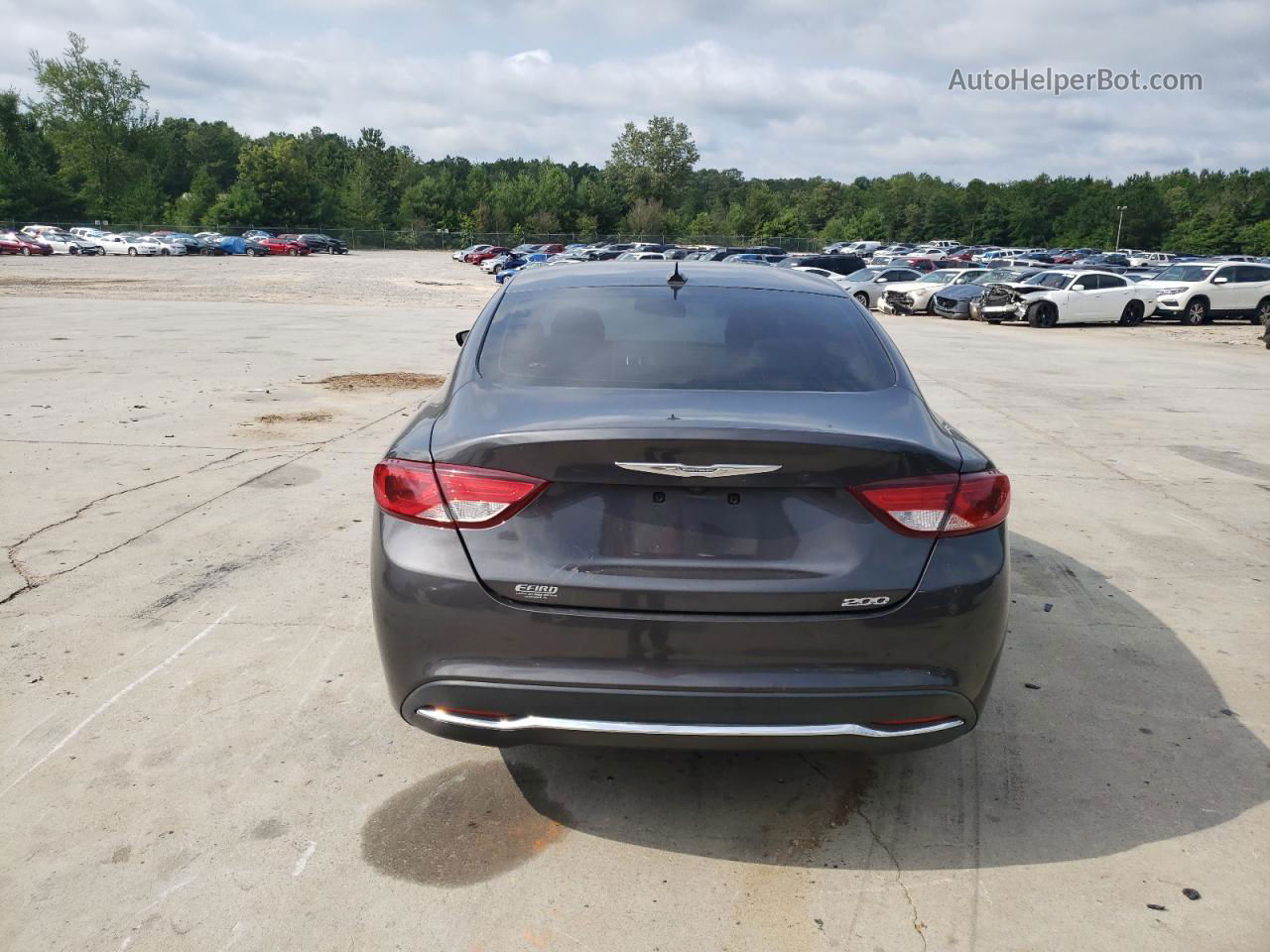 2017 Chrysler 200 Limited Gray vin: 1C3CCCAB3HN508004