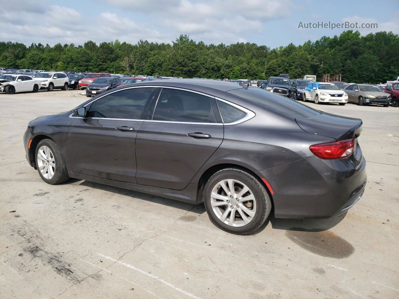 2017 Chrysler 200 Limited Gray vin: 1C3CCCAB3HN508004