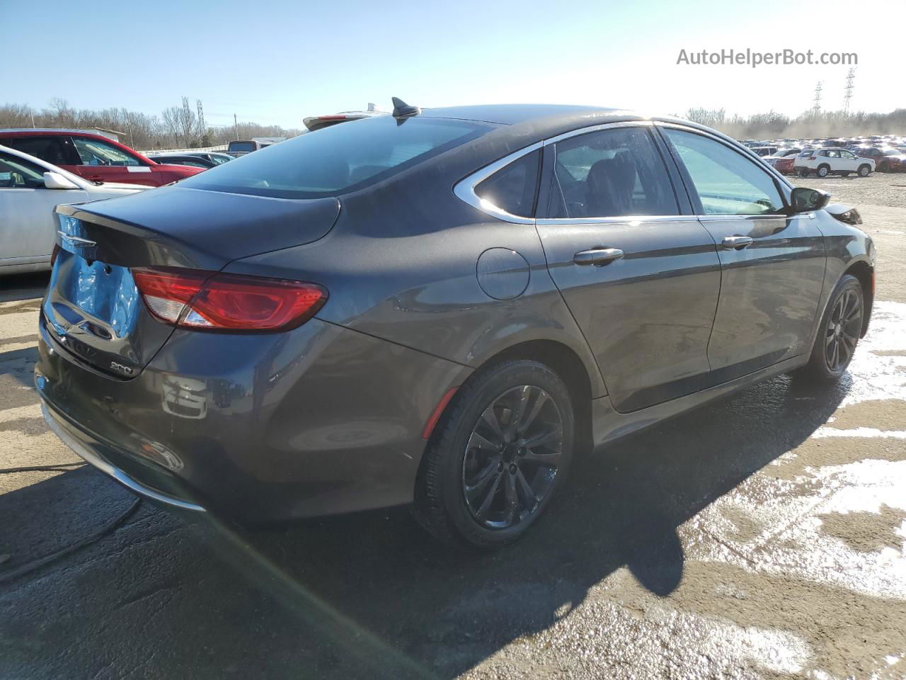 2017 Chrysler 200 Limited Gray vin: 1C3CCCAB3HN508987