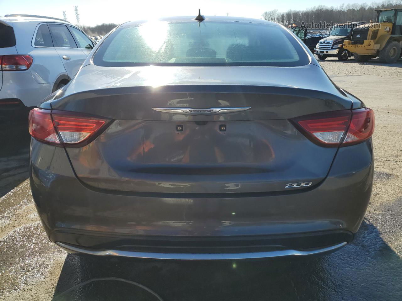 2017 Chrysler 200 Limited Gray vin: 1C3CCCAB3HN508987