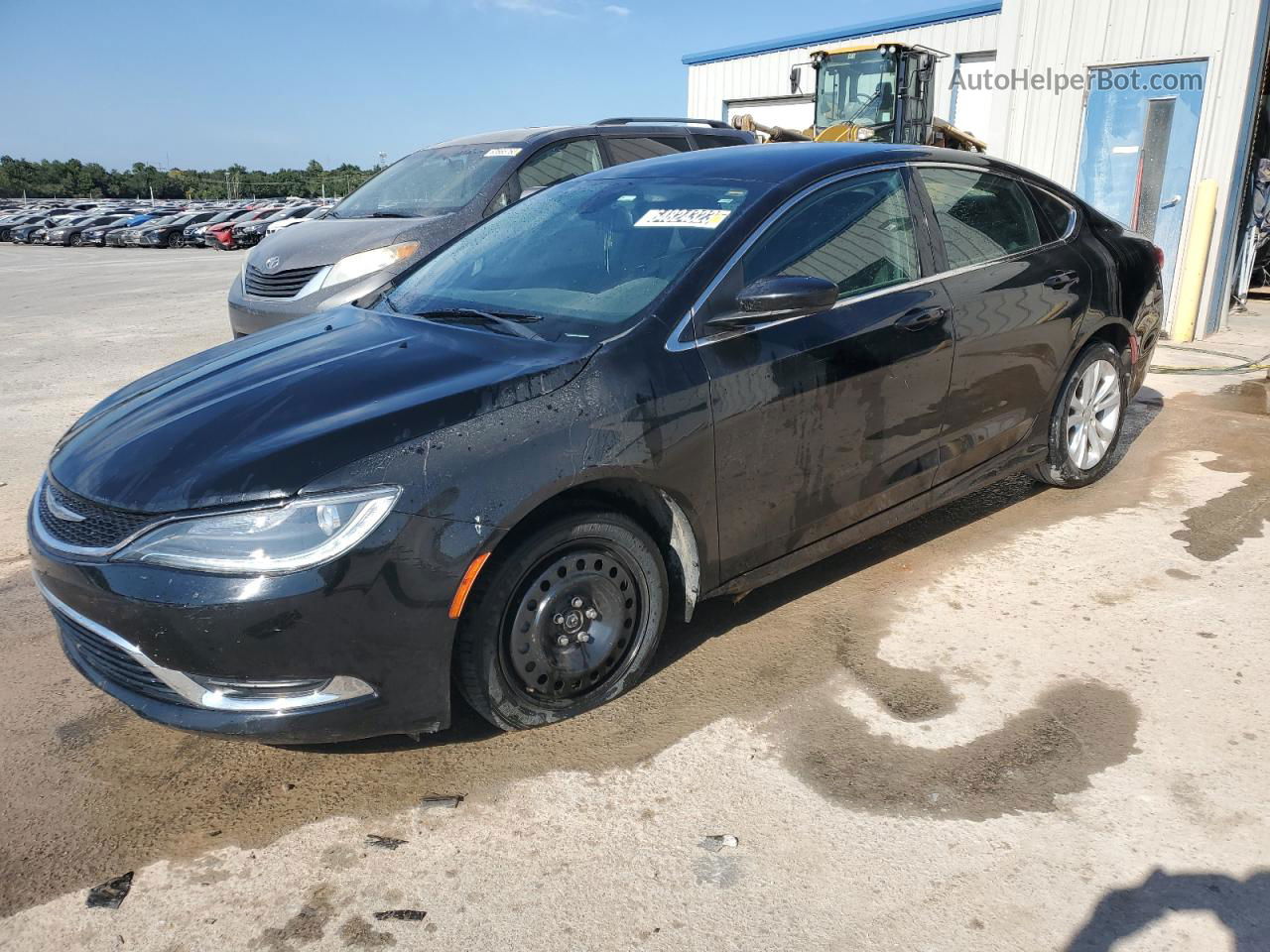 2017 Chrysler 200 Limited Black vin: 1C3CCCAB3HN509055