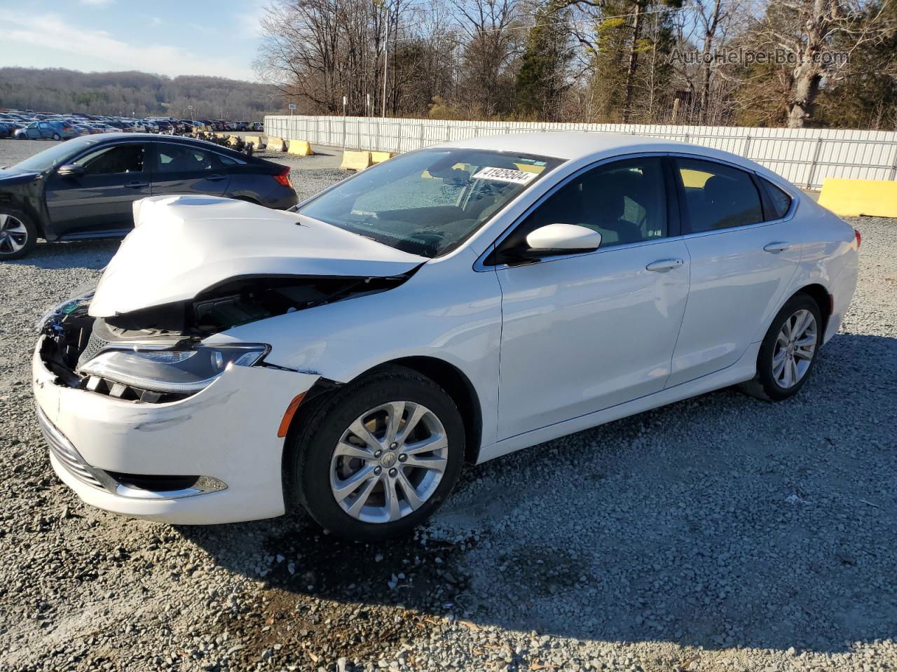 2017 Chrysler 200 Limited Белый vin: 1C3CCCAB3HN512330