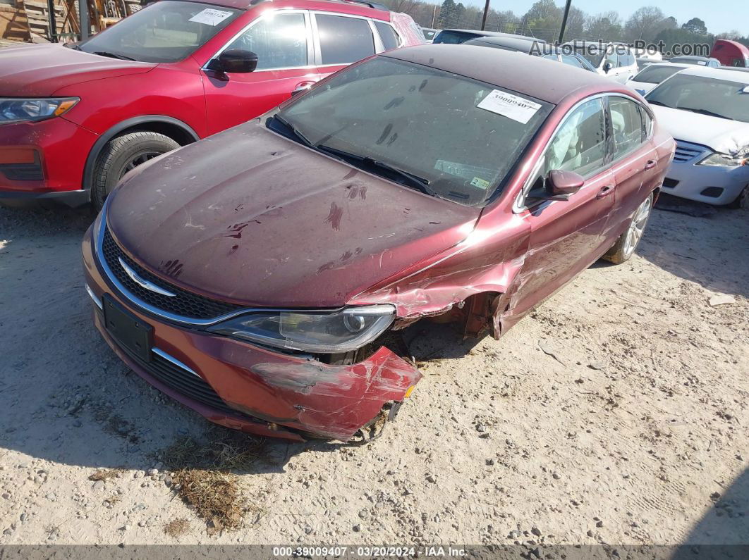 2015 Chrysler 200 Limited Red vin: 1C3CCCAB4FN521440