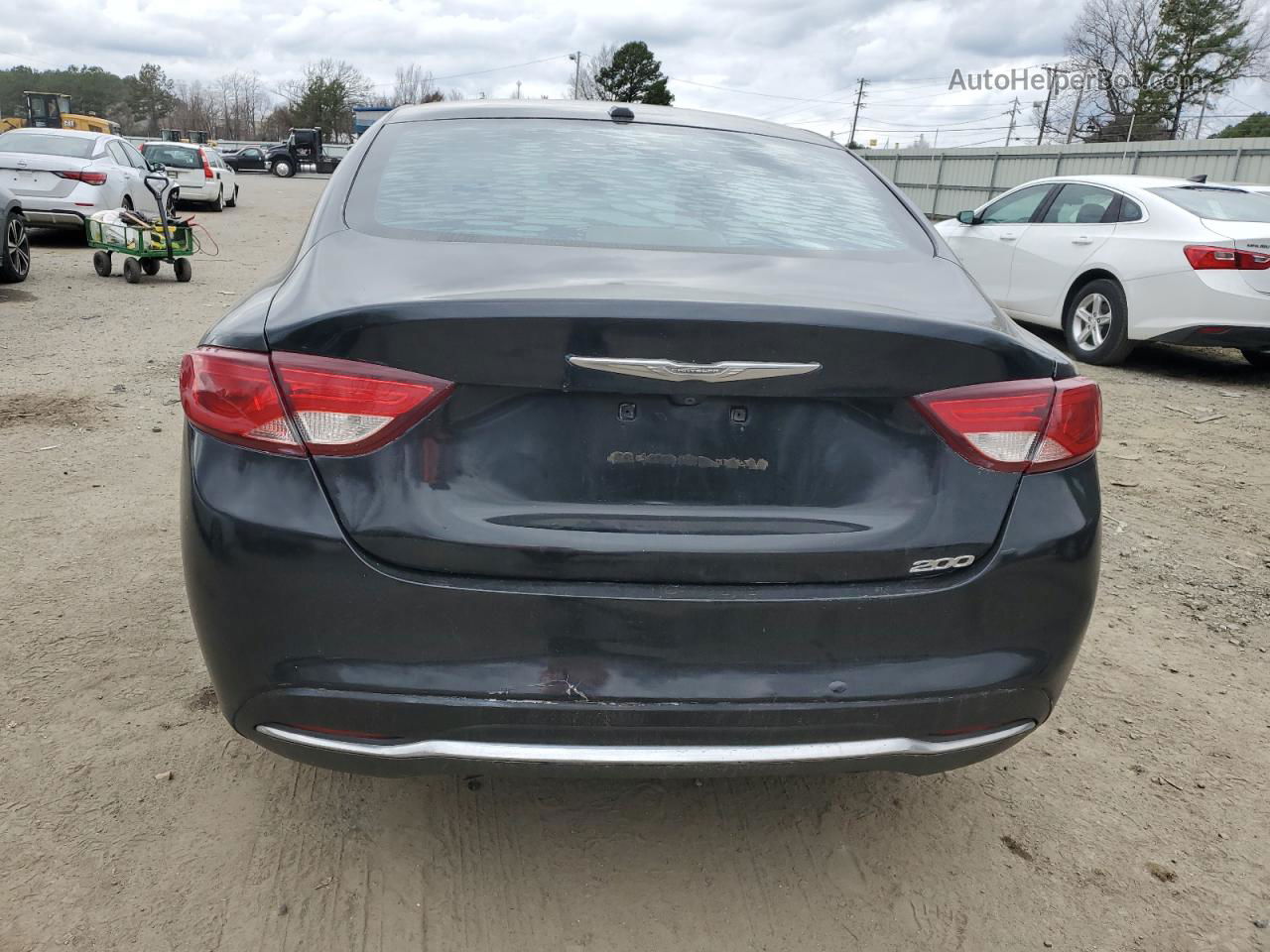 2015 Chrysler 200 Limited Black vin: 1C3CCCAB4FN529313