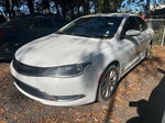 2015 Chrysler 200 Limited White vin: 1C3CCCAB4FN537606