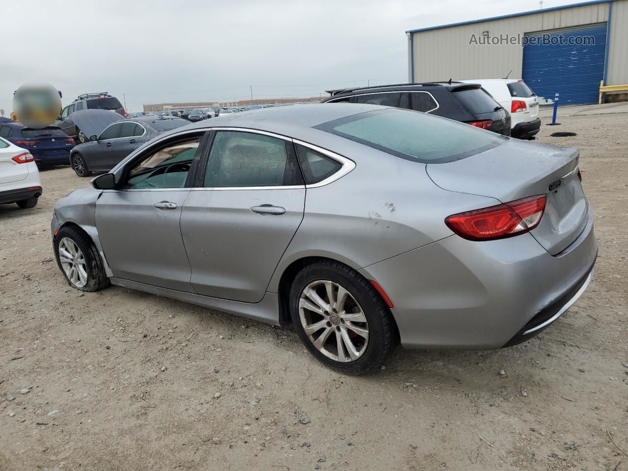 2015 Chrysler 200 Limited Silver vin: 1C3CCCAB4FN560027