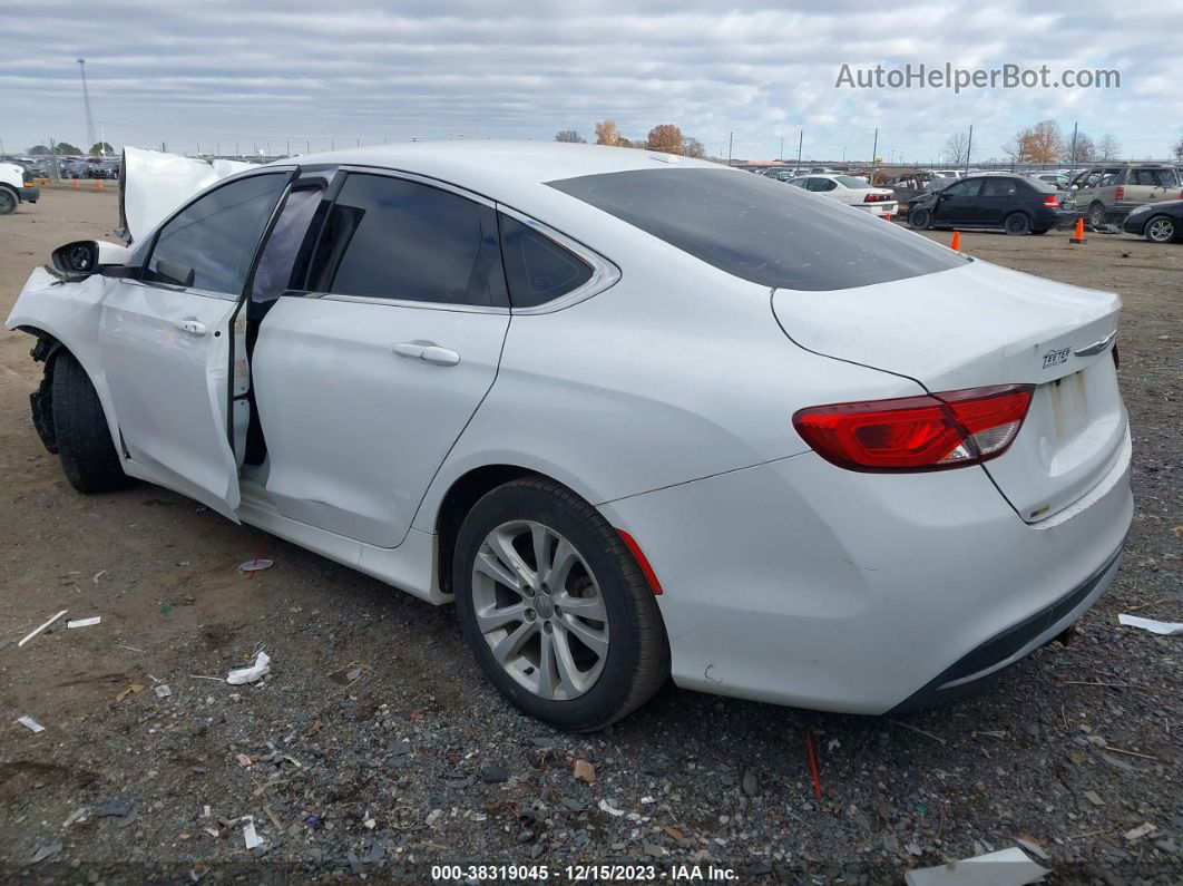 2015 Chrysler 200 Limited Белый vin: 1C3CCCAB4FN594291