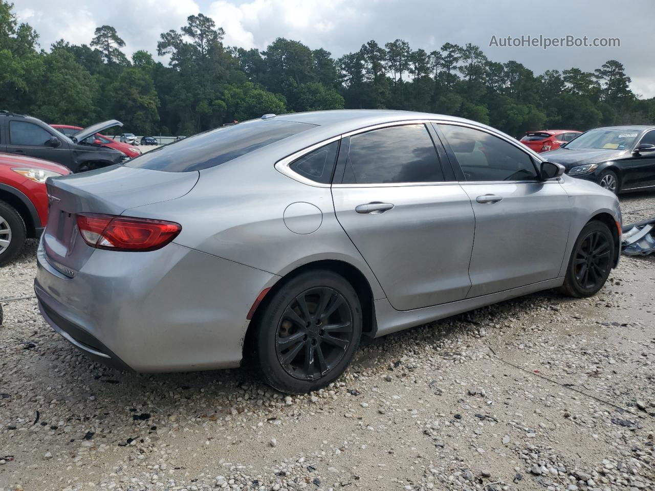 2015 Chrysler 200 Limited Silver vin: 1C3CCCAB4FN608366