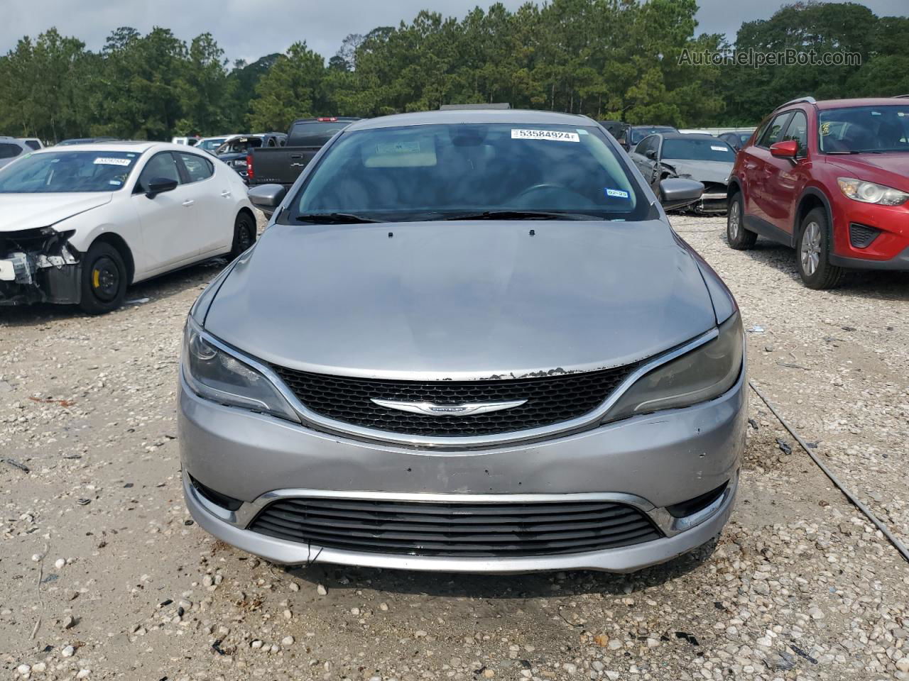 2015 Chrysler 200 Limited Silver vin: 1C3CCCAB4FN608366