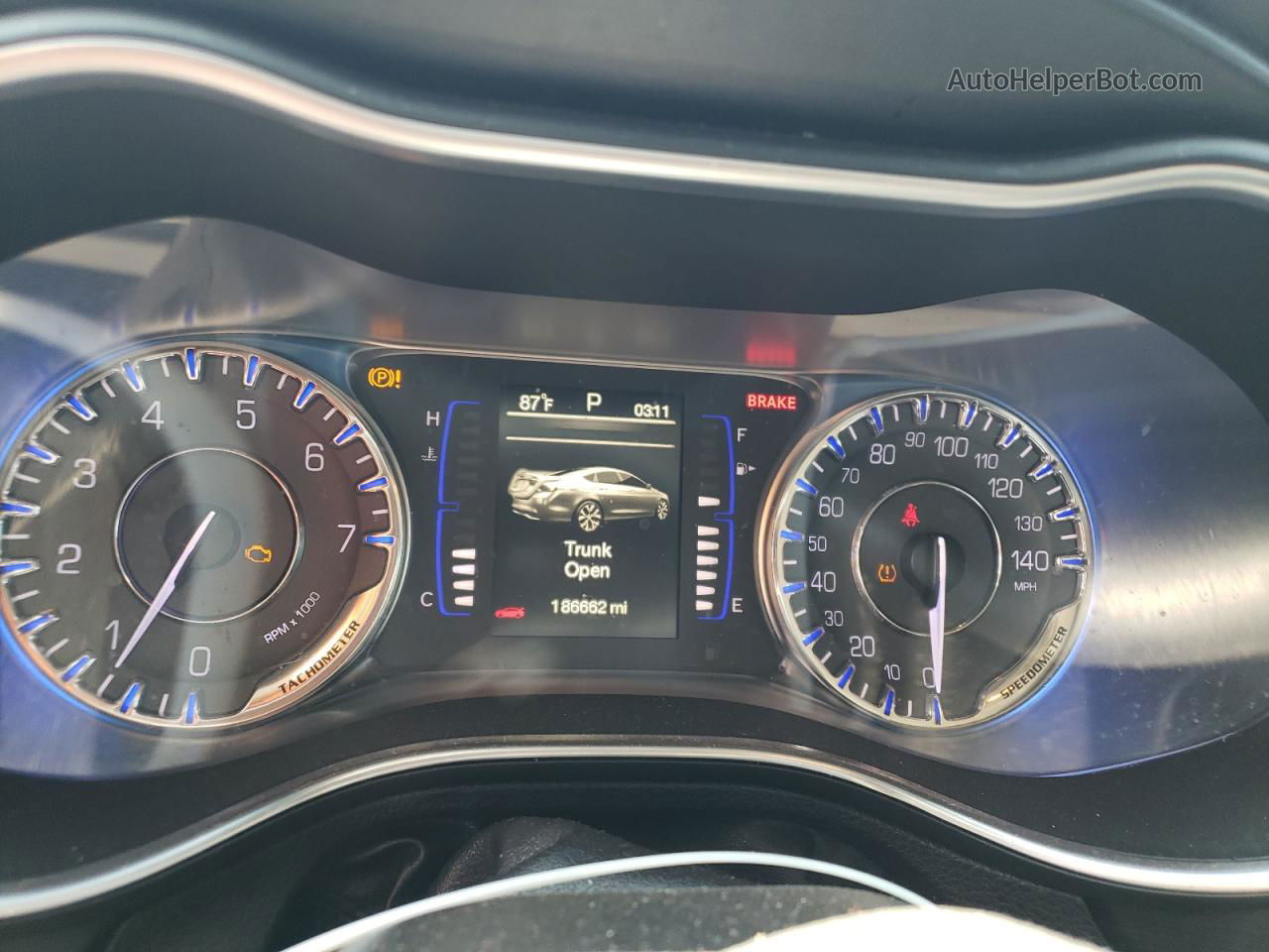 2015 Chrysler 200 Limited Черный vin: 1C3CCCAB4FN614538