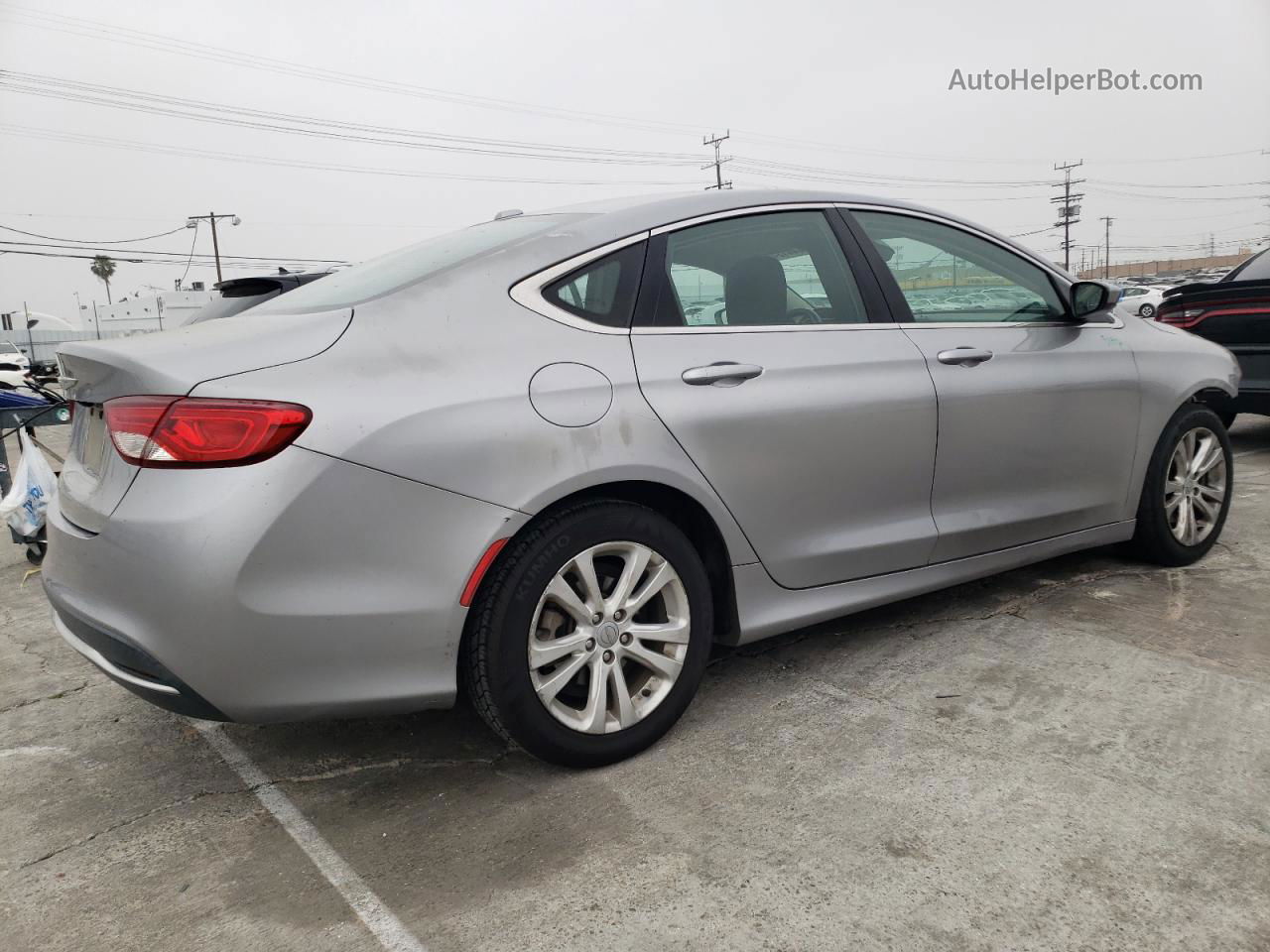 2015 Chrysler 200 Limited Silver vin: 1C3CCCAB4FN625121