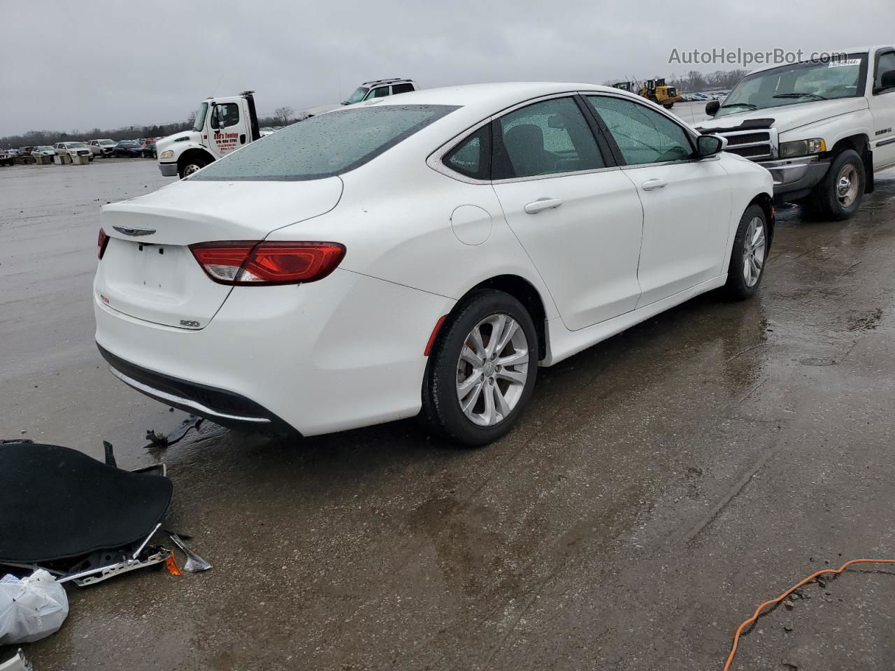 2015 Chrysler 200 Limited Black vin: 1C3CCCAB4FN627225