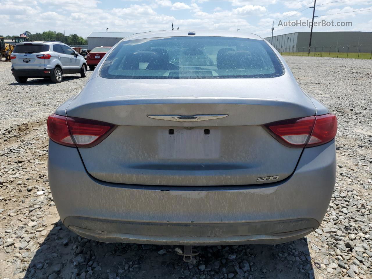 2015 Chrysler 200 Limited Silver vin: 1C3CCCAB4FN645188