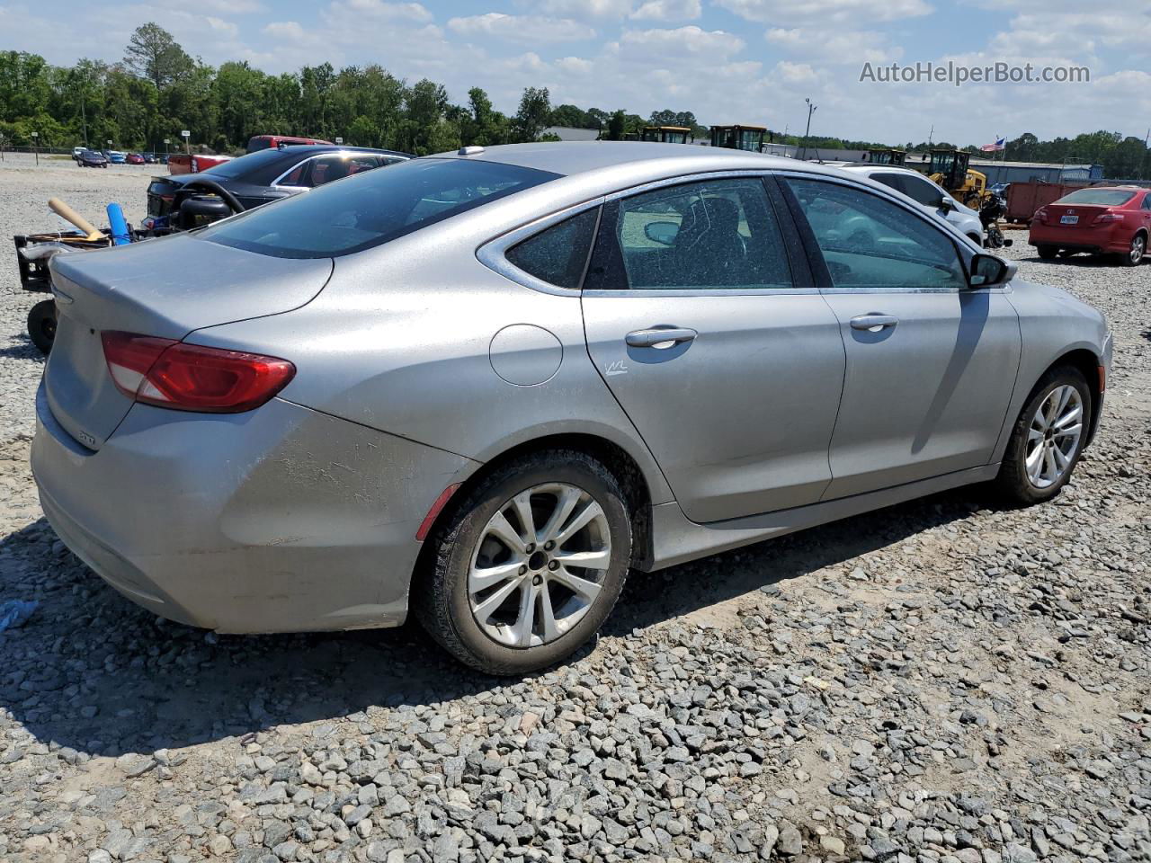 2015 Chrysler 200 Limited Silver vin: 1C3CCCAB4FN645188