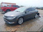 2015 Chrysler 200 Limited Gray vin: 1C3CCCAB4FN667370