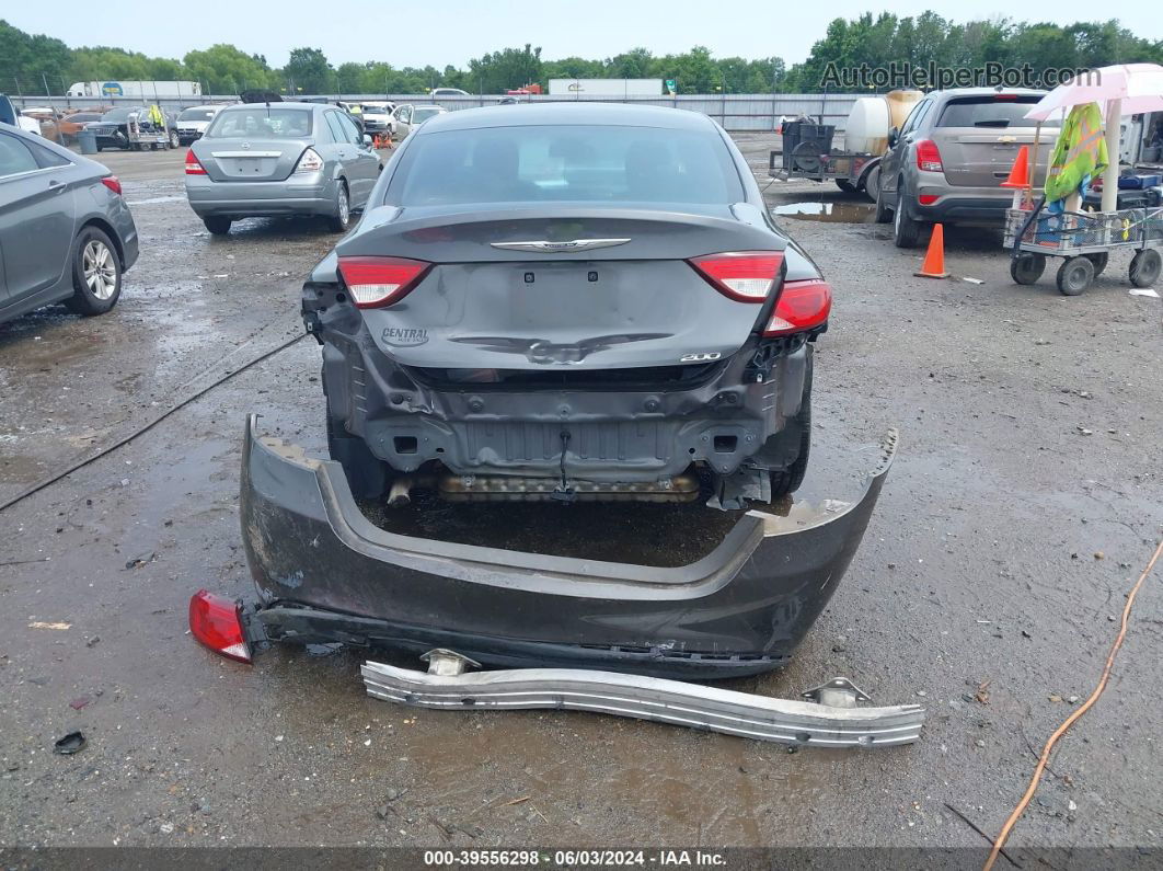 2015 Chrysler 200 Limited Gray vin: 1C3CCCAB4FN667370