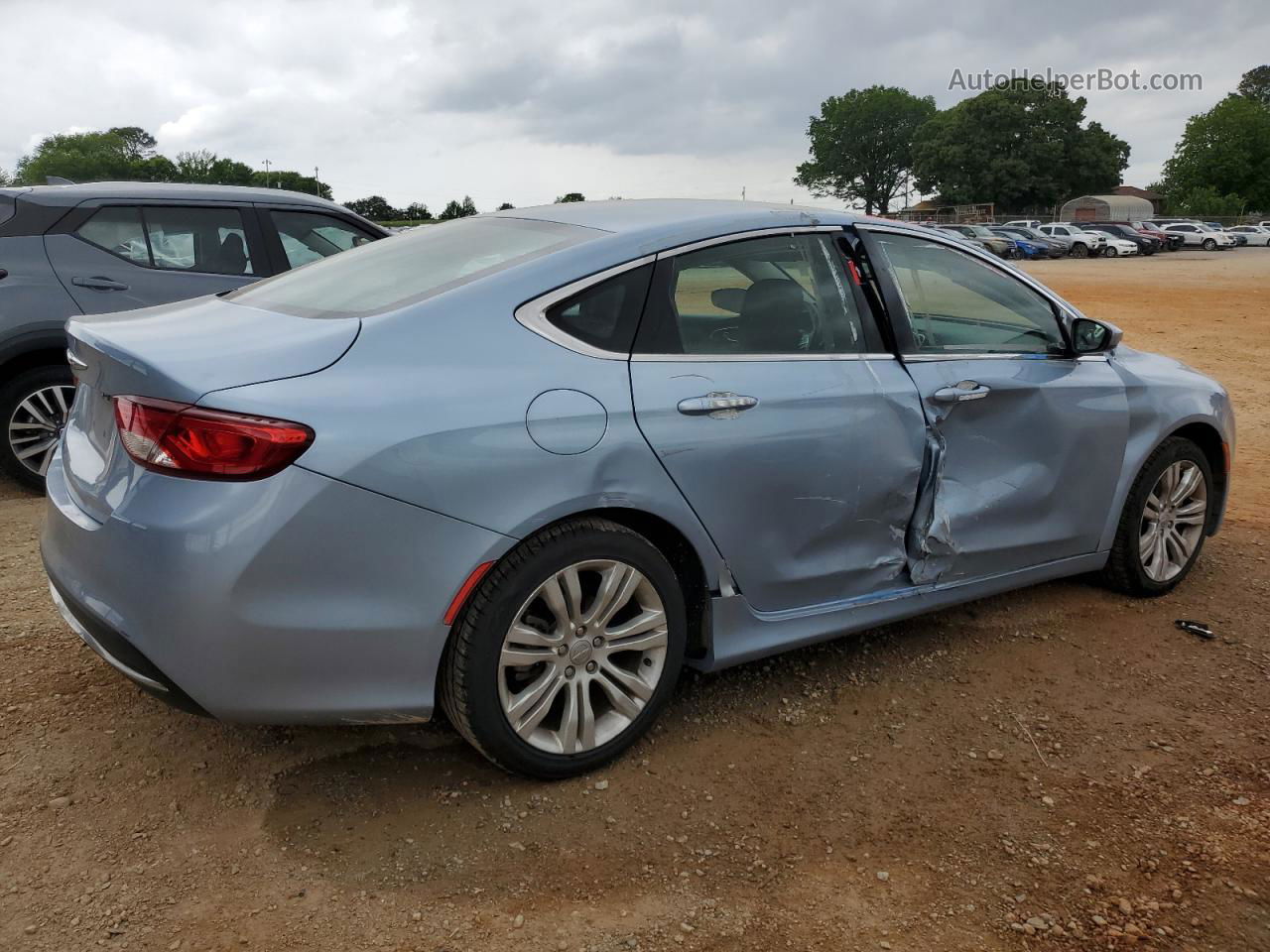 2015 Chrysler 200 Limited Blue vin: 1C3CCCAB4FN678126