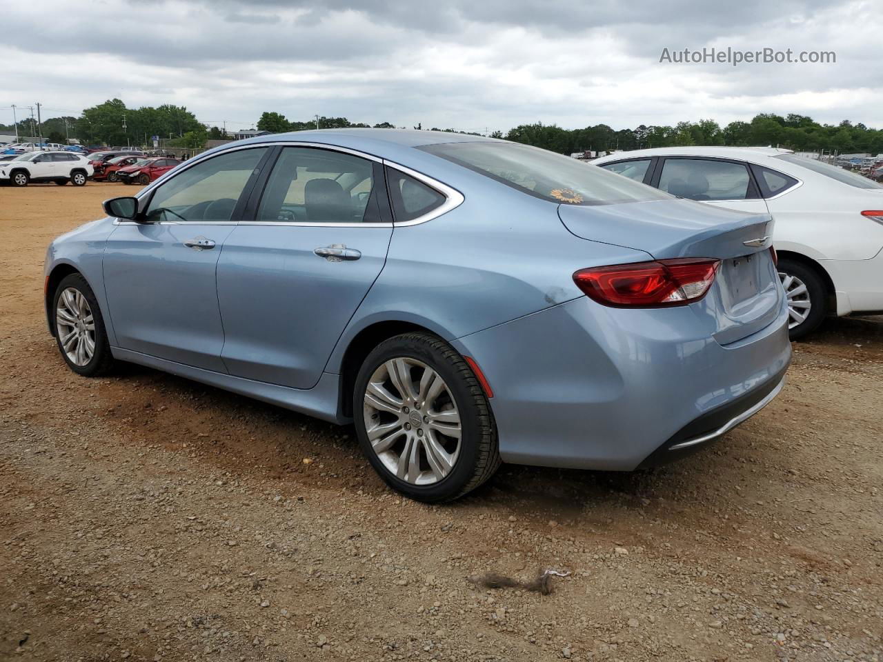 2015 Chrysler 200 Limited Синий vin: 1C3CCCAB4FN678126