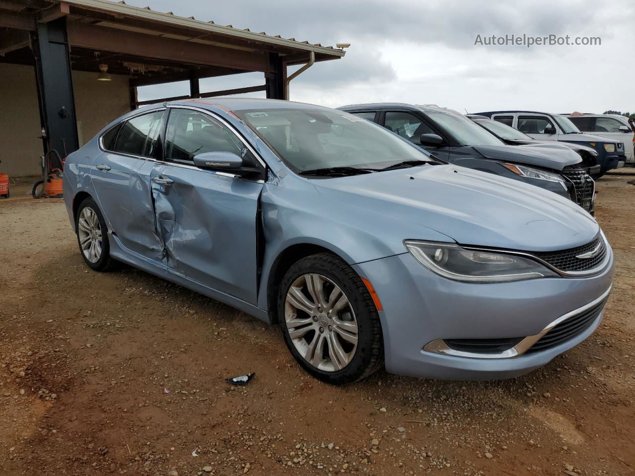 2015 Chrysler 200 Limited Синий vin: 1C3CCCAB4FN678126