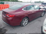 2015 Chrysler 200 Limited Burgundy vin: 1C3CCCAB4FN709195