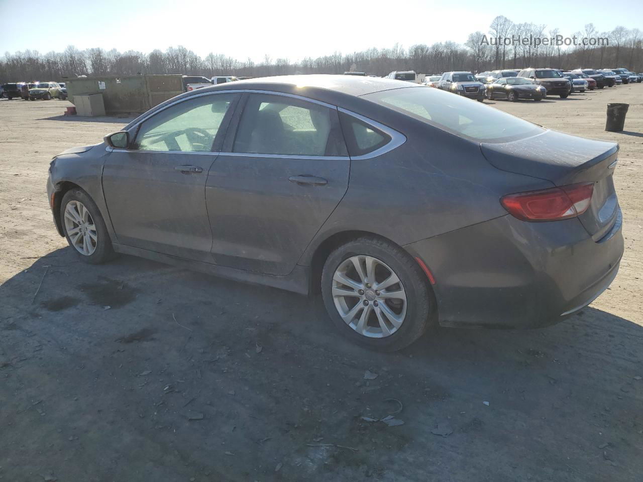 2015 Chrysler 200 Limited Charcoal vin: 1C3CCCAB4FN715269