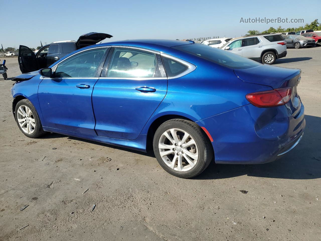 2015 Chrysler 200 Limited Blue vin: 1C3CCCAB4FN733836