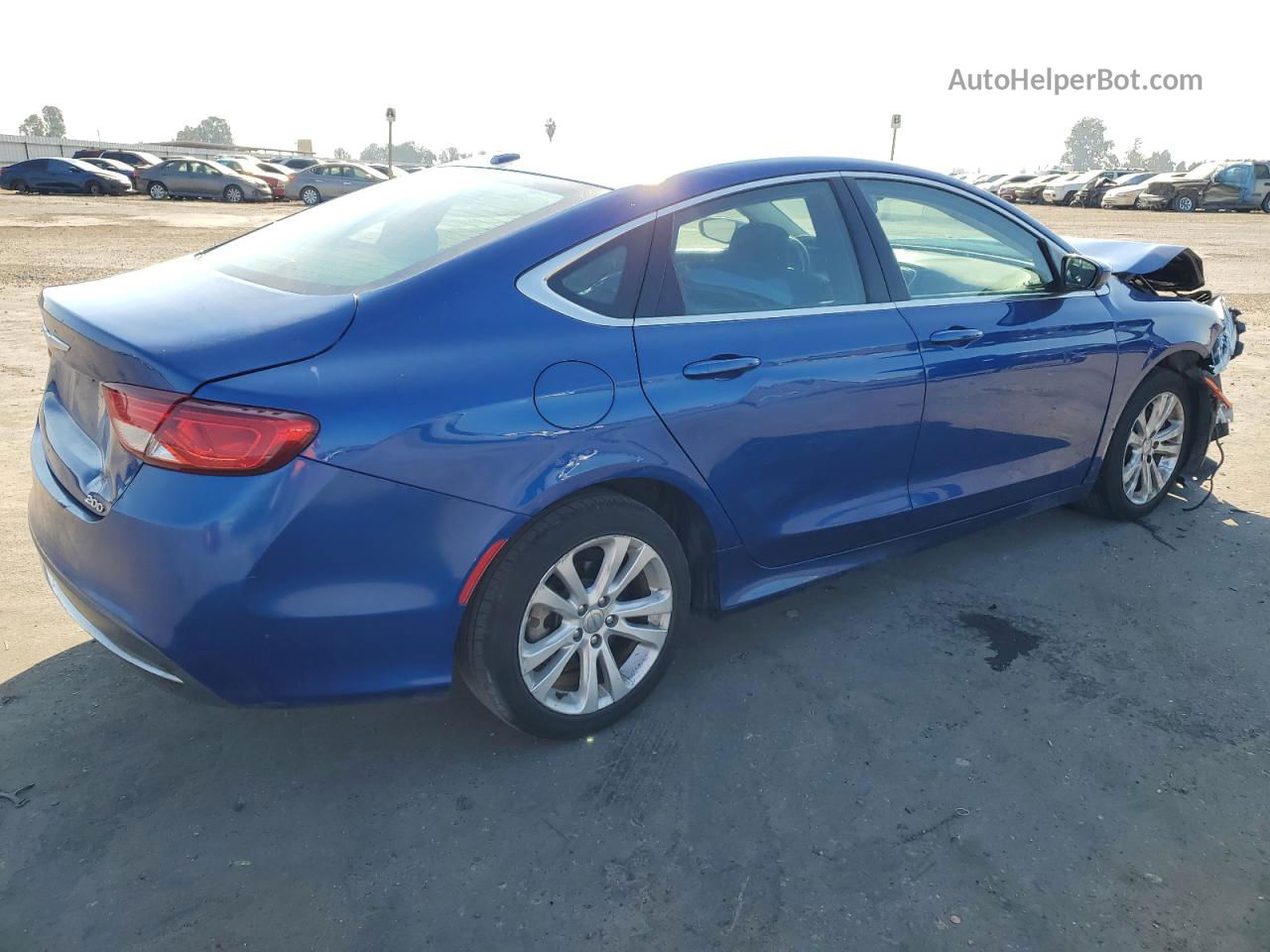 2015 Chrysler 200 Limited Blue vin: 1C3CCCAB4FN733836