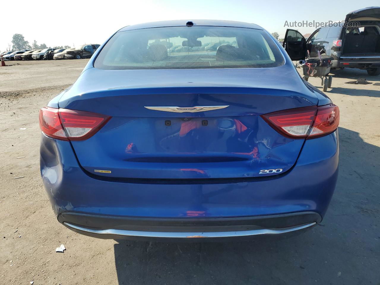 2015 Chrysler 200 Limited Синий vin: 1C3CCCAB4FN733836