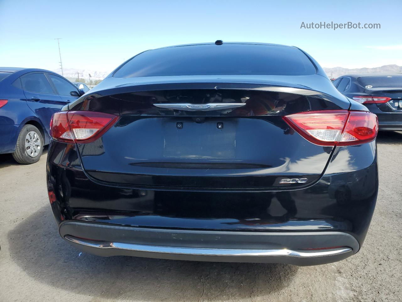 2015 Chrysler 200 Limited Черный vin: 1C3CCCAB4FN746618